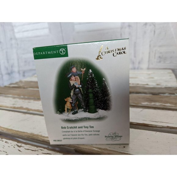 Dept 56 Bob Cratchit And Tiny Tim 58537 Dickens Vi - Picture 3 of 4